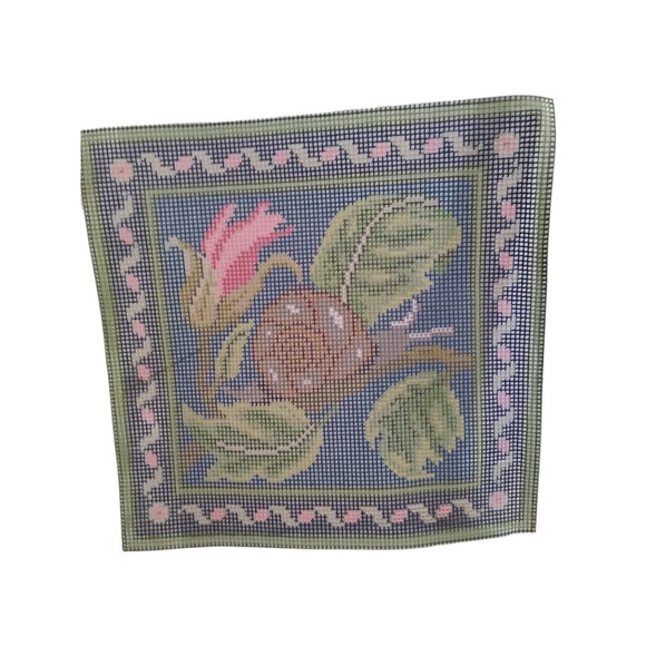 Beth Russell Rose Garden Snail needle point New - Picture 4 of 4